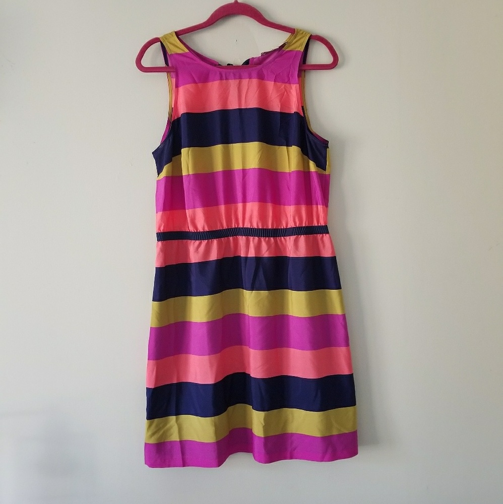 Loft color striped spring dress